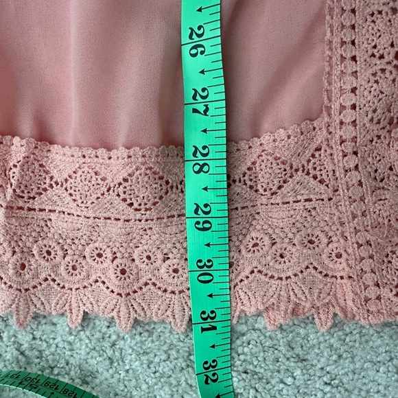 NWT ABOLLRIA Peach Lace Coverup Small - Picture 9 of 13
